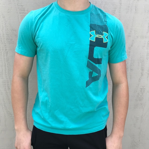 Under Armour Other - UNDER ARMOUR Youth Large t-shirt - aqua blue